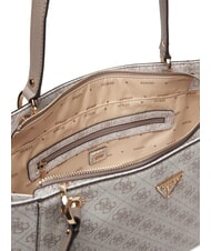 GUESS NOELLE 2  Borsa Tote a spalla dark taupe logo - Borse Donna - 6