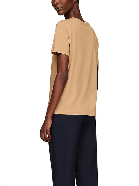 TH 1985 T-Shirt in cotone classic khaki - T-shirt e Top Donna