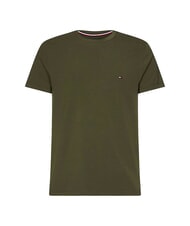 TOMMY HILFIGER  T-shirt stretch uomo army green - T-shirt Uomo - 2