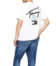 TOMMY HILFIGER TH JEANS City T-Shirt in cotone white - T-shirt Uomo - 2