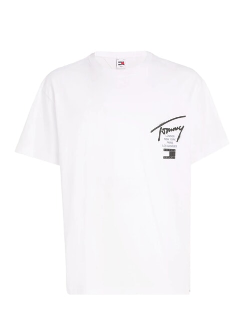 TH JEANS City T-Shirt in cotone white - T-shirt Uomo