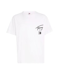 TOMMY HILFIGER TH JEANS City T-Shirt in cotone white - T-shirt Uomo - 3