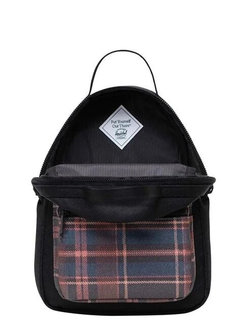 NOVA Zainetto black winter plaid - Zaini Scuola & Tempo Libero