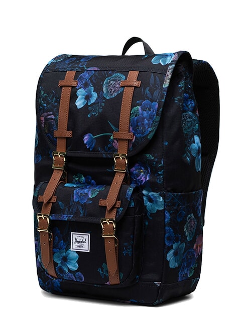 LITTLE AMERICA MID Zaino porta PC 15,6" evening floral - Zaini Scuola & Tempo Libero