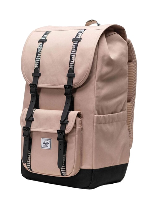 LITTLE AMERICA  Zaino misura standard light taupe/black - Zaini Scuola & Tempo Libero
