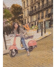 YNOT YESBAG Borsa a tracolla con stampa velo paris - Borse Donna - 3