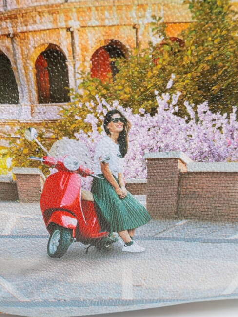 YESBAG  Borsa stampata, a spalla italian love - Borse Donna