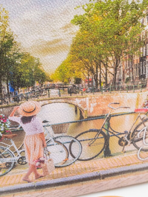 YESBAG Borsa a tracolla con stampa bicycles - Borse Donna