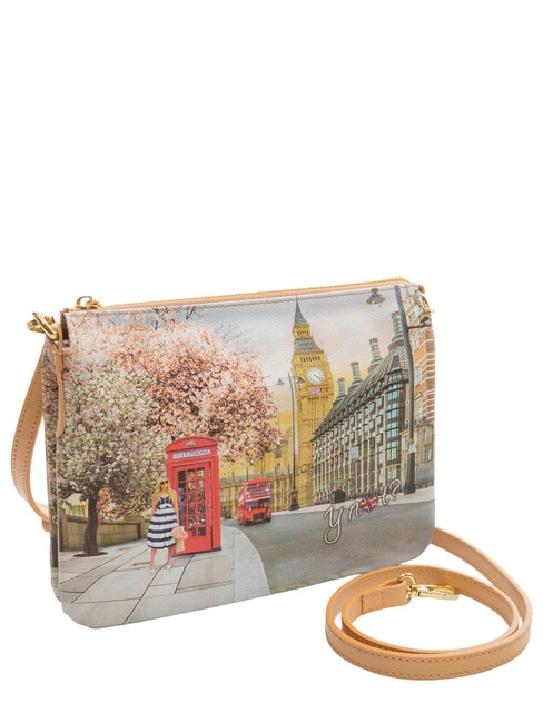 YESBAG Borsa a tracolla con stampa english rose - Borse Donna