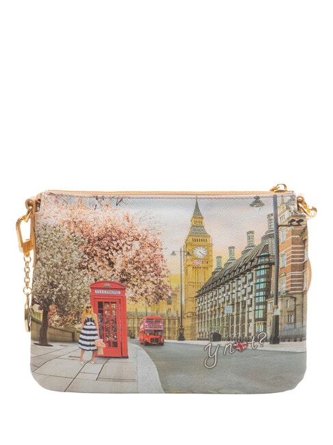 YESBAG Borsa a tracolla con stampa english rose - Borse Donna