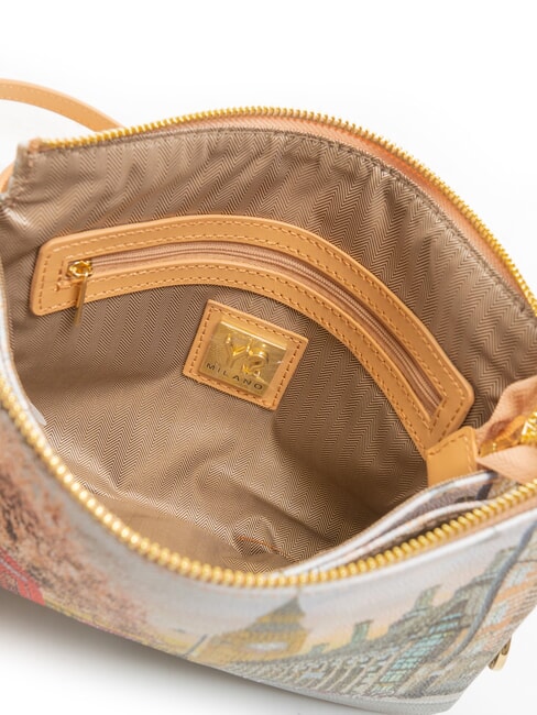 YESBAG Borsa a tracolla con stampa english rose - Borse Donna