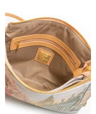 YNOT YESBAG Borsa a tracolla con stampa english rose - Borse Donna - 5