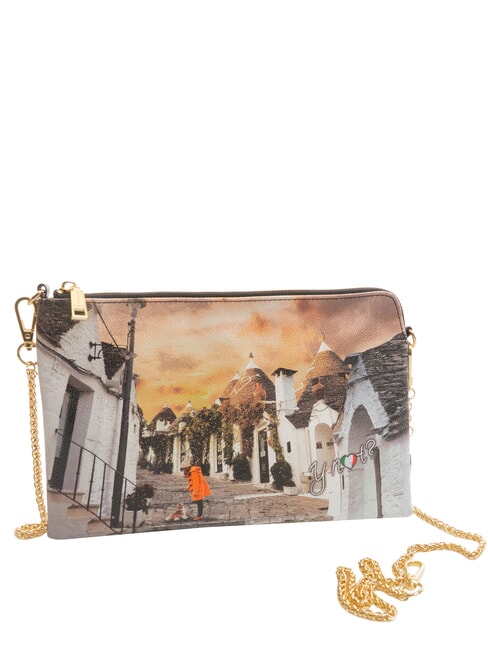 YESBAG Clutch Pochette con tracolla life in trulli - Borse Donna