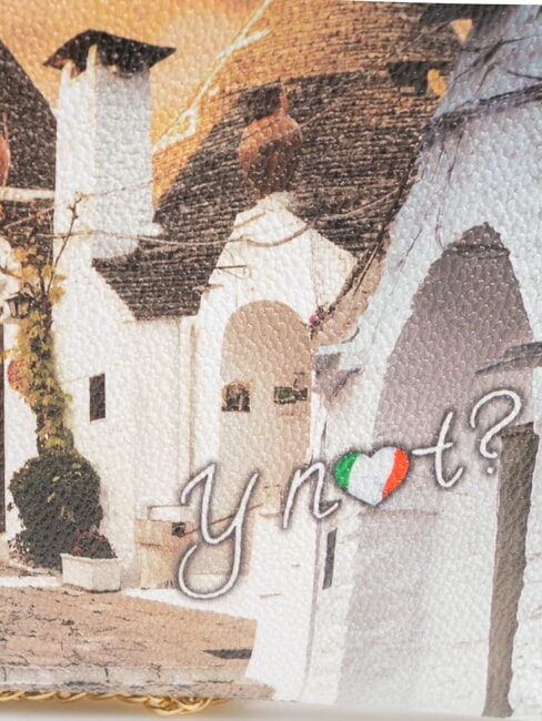 YESBAG Clutch Pochette con tracolla life in trulli - Borse Donna