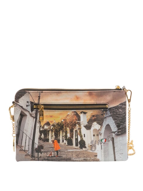 YESBAG Clutch Pochette con tracolla life in trulli - Borse Donna