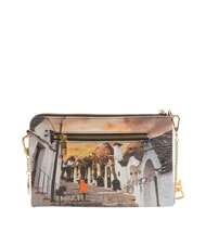 YNOT YESBAG Clutch Pochette con tracolla life in trulli - Borse Donna - 4