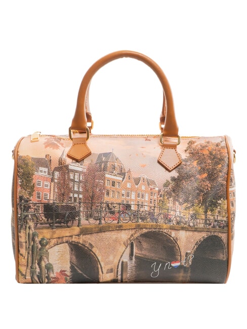YESBAG Bauletto a mano, con tracolla autumn river - Borse Donna