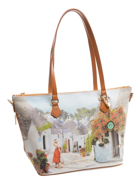 YESBAG Borsa shopping con tracolla trulli - Borse Donna