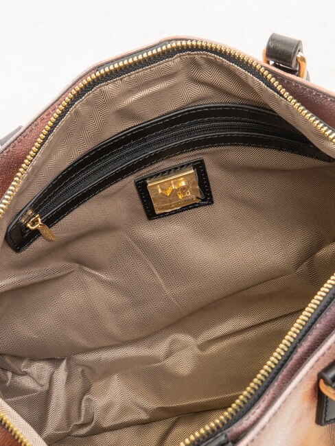 YESBAG Borsa a spalla stampata life in trulli - Borse Donna