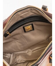 YNOT YESBAG Borsa a spalla stampata life in trulli - Borse Donna - 5