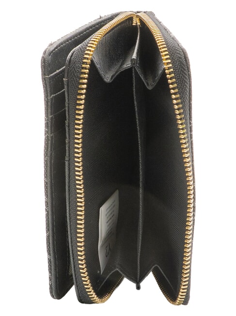 ROMANCE Portafoglio Zip Around Medio NERO - Portafogli Donna