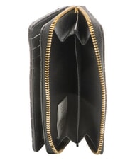 YNOT ROMANCE Portafoglio Zip Around Medio NERO - Portafogli Donna - 4