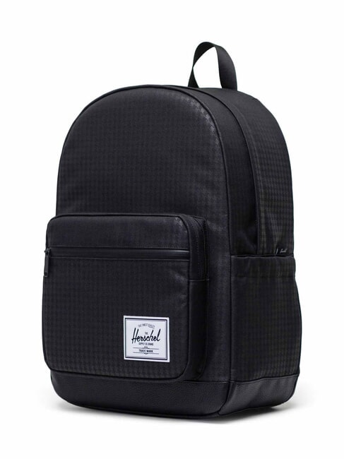 POP QUIZ Zaino houndstooth emboss/black - Zaini Scuola & Tempo Libero