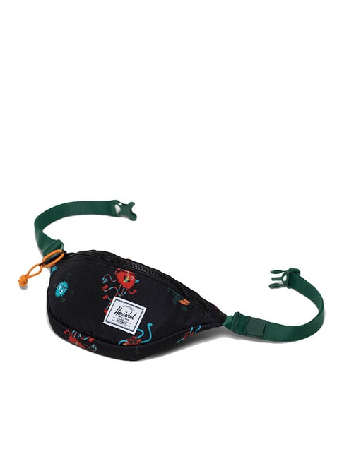 HERITAGE Marsupio con portanome monster dance black - Marsupi