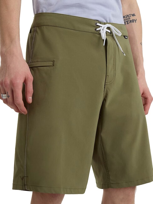 THE DAILY SOILD Costume pantaloncino lungo olivine - Costumi da bagno Uomo