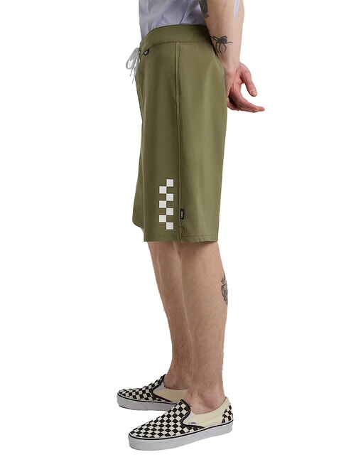 THE DAILY SOILD Costume pantaloncino lungo olivine - Costumi da bagno Uomo