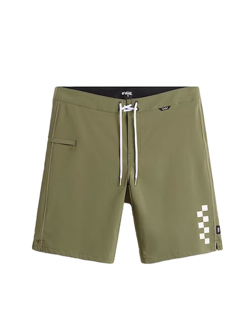 THE DAILY SOILD Costume pantaloncino lungo olivine - Costumi da bagno Uomo