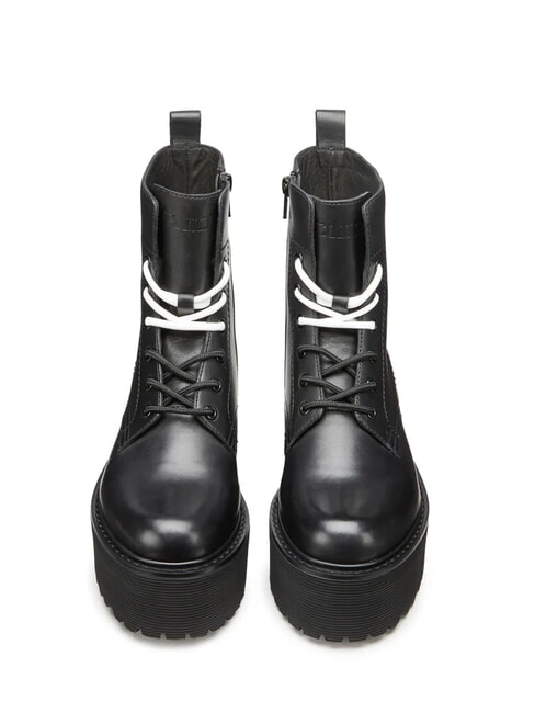 AXL 3460 Stivaletti anfibi in pelle nero - Scarpe Donna