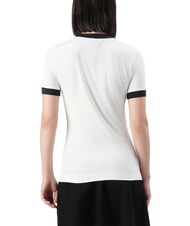 GUESS MINI ROSE T-shirt maniche corte slim fit purwhite - T-shirt e Top Donna - 2