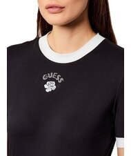 GUESS MINI ROSE T-shirt maniche corte slim fit jetbla - T-shirt e Top Donna - 3