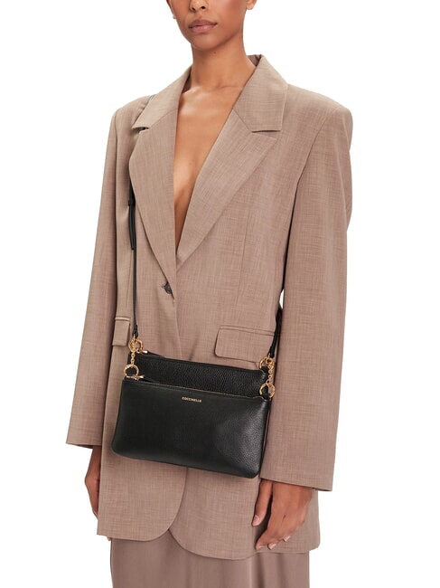 YVONNE Borsetta a tracolla, in pelle Nero - Borse Donna