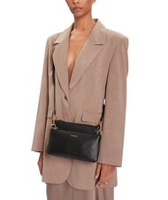 COCCINELLE YVONNE Borsetta a tracolla, in pelle Nero - Borse Donna - 6