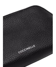 COCCINELLE HELGA Beauty trousse in pelle Nero - Bustine & Necessaire - 3