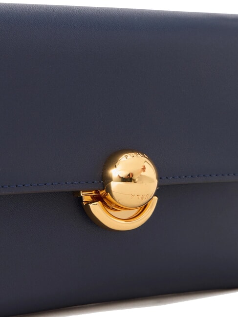 SFERA Mini Bag a tracolla, in pelle blu reale - Borse Donna