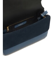 FURLA DOMUS  Borsa a spalla, in pelle grigio blu - Borse Donna - 5