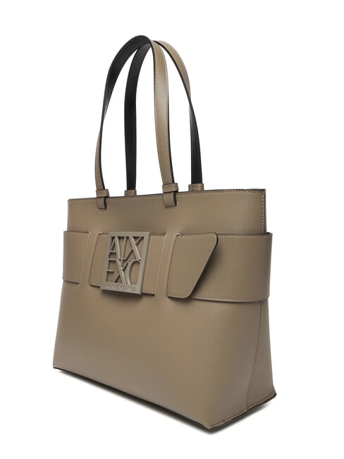 A|X BUCKLE Borsa shopper a spalla brown bass - Borse Donna