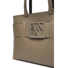ARMANI EXCHANGE A|X BUCKLE Borsa shopper a spalla brown bass - Borse Donna - 4