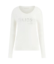 GUESS SAYLOR LOGO  Maglia silk taupe - Maglie Donna - 5