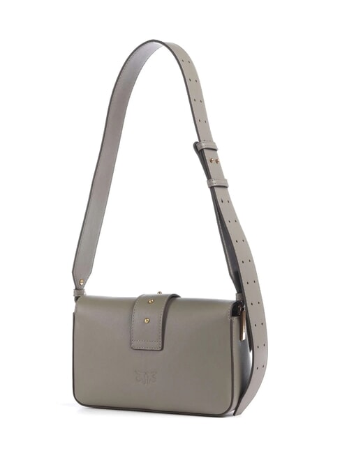 LOVE ONE SLOUCHY Borsa mini tracolla in pelle noce-antique gold - Borse Donna