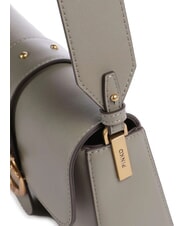 PINKO LOVE ONE SLOUCHY Borsa mini tracolla in pelle noce-antique gold - Borse Donna - 3