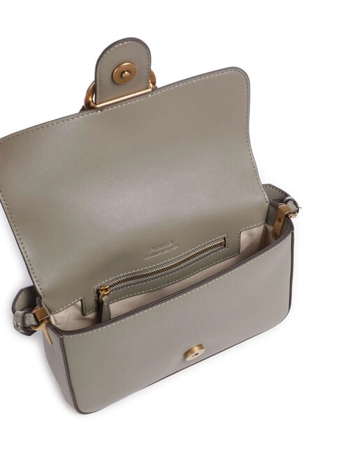 LOVE ONE SLOUCHY Borsa mini tracolla in pelle noce-antique gold - Borse Donna