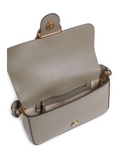 PINKO LOVE ONE SLOUCHY Borsa mini tracolla in pelle noce-antique gold - Borse Donna - 4