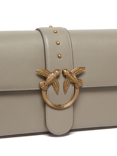 LOVE ONE CLASSIC SLOUCHY Borsa a spalla in pelle noce-antique gold - Borse Donna