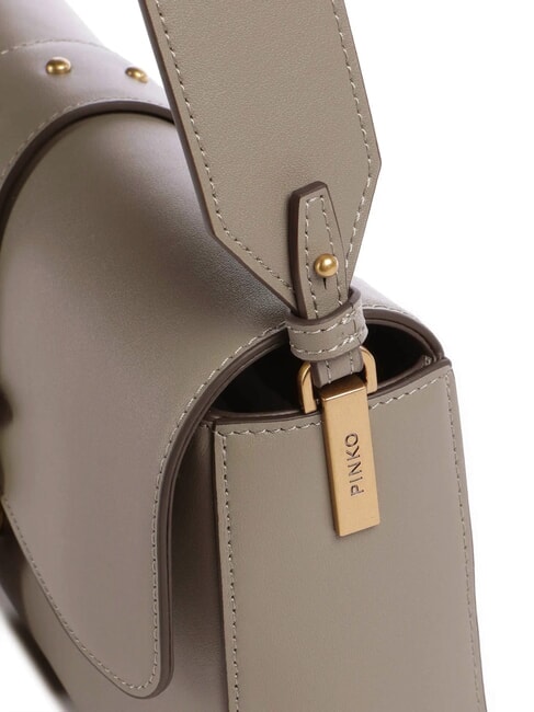 LOVE ONE CLASSIC SLOUCHY Borsa a spalla in pelle noce-antique gold - Borse Donna