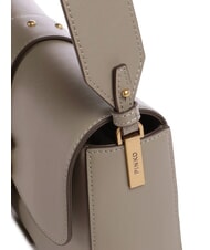 PINKO LOVE ONE CLASSIC SLOUCHY Borsa a spalla in pelle noce-antique gold - Borse Donna - 4