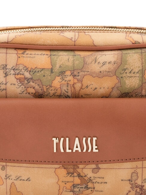 GEO CLASSIC Borsa reporter a tracolla con tasca NATURALE - Borse Donna